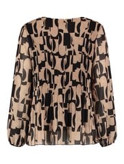 Женская блузка Zabaione PIA PL*02 4067218698920, черная/бежевая цена и информация | Женские блузки, рубашки | 220.lv