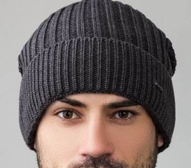 Cepure vīriešiem Caskona 2000000034690, pelēka cena un informācija | Vīriešu cepures, šalles, cimdi | 220.lv