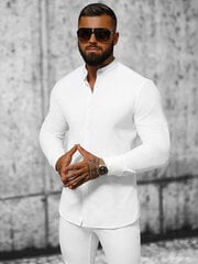Krekls vīriešiem O/V55-52067, balts цена и информация | Мужские рубашки | 220.lv