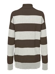 Женский пуловер ONLY 15294128*02 5715425481666, коричневый/натурально-белый  цена и информация | Женские кофты | 220.lv