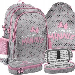 Skolas mugursoma ar piederumiem Paso Minnie Mouse DNF-081, 3 daļas цена и информация | Школьные рюкзаки, спортивные сумки | 220.lv