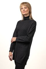 Maglia женский джемпер- туника 822021 01, черный 822021*01-XL цена и информация | Туники | 220.lv