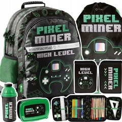 Skolas mugursoma ar piederumiem Paso Minecraft PP23HL-116, 5 daļas цена и информация | Школьные рюкзаки, спортивные сумки | 220.lv