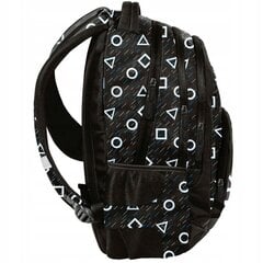 Skolas mugursoma BeUniq Game Black BU23SG-2708, 40x30x18 cm цена и информация | Школьные рюкзаки, спортивные сумки | 220.lv