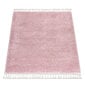 Paklājs Berber square 9000 rozā, ar bārkstīm, Berberu, Marokas, Shaggy cena un informācija | Paklāji | 220.lv