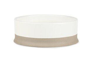 Keramikas bļoda Scruffs Scandi, 14 cm, 0,4 l, smilškrāsas/balta cena un informācija | Bļodas, kastes pārtikas | 220.lv