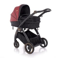 Universālie rati Lorelli Adria 2in1, black/red цена и информация | Коляски | 220.lv