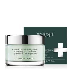 Sejas krēms Symbiosis London Advanced Cannabidiol Brightening & Perfecting, 50 ml cena un informācija | Sejas krēmi | 220.lv