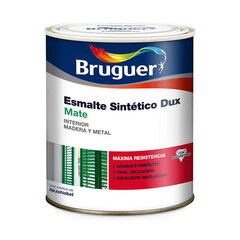Synthetic enamel Bruguer Dux Чёрный 750 ml матовый цена и информация | Краска | 220.lv