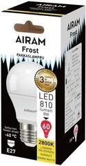 Spuldze LED Airam Frost, E27, 806 lm, 1 gab. cena un informācija | Spuldzes | 220.lv