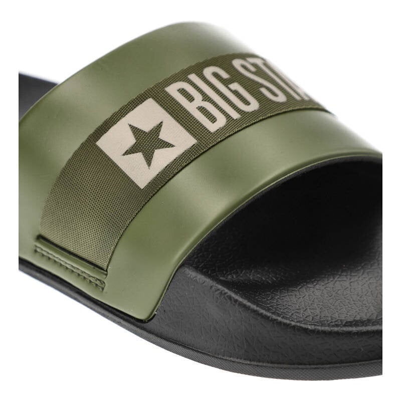 Čības vīriešiem Big Star 12065-P, zaļas cena un informācija | Vīriešu iešļūcenes, čības, sandales | 220.lv