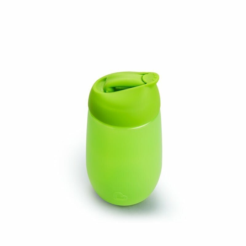 Pudele ar salmiņu Munchkin Simple Clean, zaļa cena un informācija | Bērnu pudelītes un to aksesuāri | 220.lv