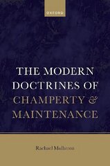 Modern Doctrines of Champerty and Maintenance цена и информация | Книги по экономике | 220.lv