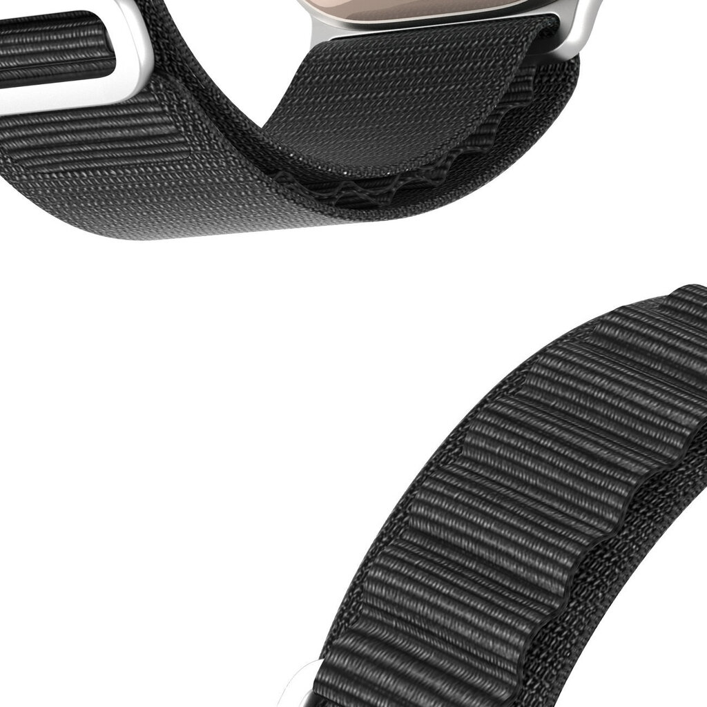 Dux Ducis Velcro Sports Strap GS Version, Black цена и информация | Viedpulksteņu un viedo aproču aksesuāri | 220.lv