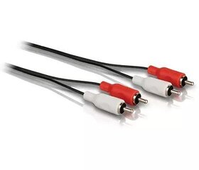 Philips, 2RCA-2RCA, 5 м цена и информация | Кабели и провода | 220.lv