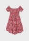 Mayoral kleita mazulim 6928*2, rozātest/fuksija 8445445750233 cena un informācija | Kleitas meitenēm | 220.lv
