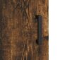 vidaXL sienas skapītis, ozola krāsā, 60x31x60 cm, inženierijas koks цена и информация | Skapīši viesistabai | 220.lv