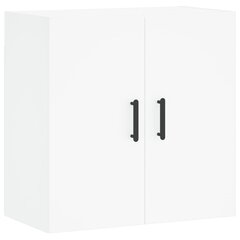vidaXL sienas skapītis, balts, 60x31x60 cm, inženierijas koks цена и информация | Шкафчики в гостиную | 220.lv