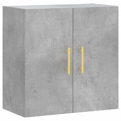 vidaXL sienas skapītis, betonpelēks, 60x31x60 cm, inženierijas koks cena un informācija | Skapīši viesistabai | 220.lv