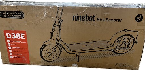 Prece ar bojājumu. Elektriskais skrejritenis Segway Ninebot Kickscooter D38E цена и информация | Preces ar bojājumiem | 220.lv