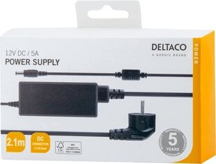 Deltaco PS12-50B цена и информация | Зарядные устройства для ноутбуков  | 220.lv