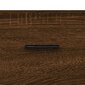 vidaXL sienas skapītis, ozola krāsā, 80x36,5x35 cm, inženierijas koks cena un informācija | Skapīši viesistabai | 220.lv