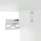 vidaXL sienas skapītis, balts, 60x31x70 cm, inženierijas koks cena un informācija | Skapīši viesistabai | 220.lv
