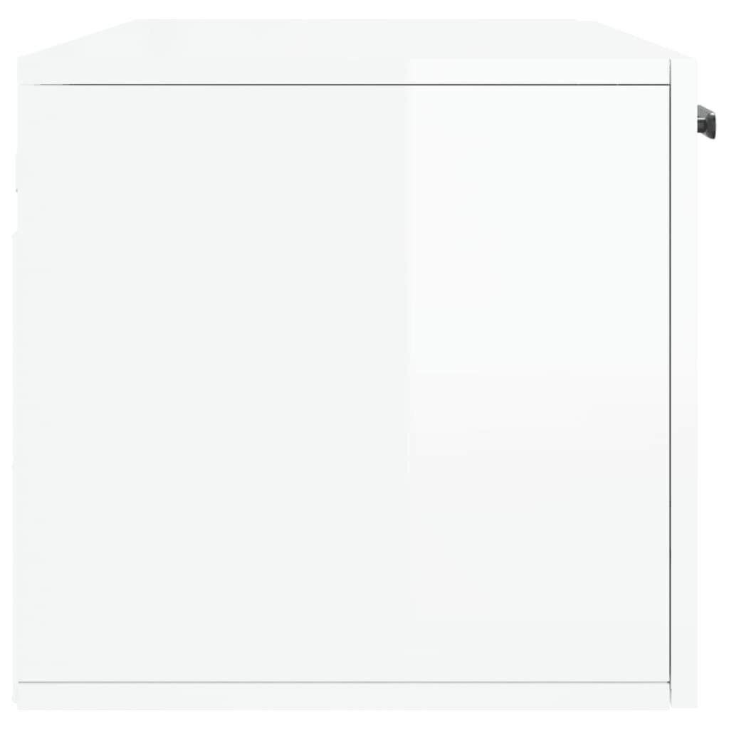 vidaXL sienas skapītis, 100x36,5x35 cm, inženierijas koks, balts цена и информация | Skapīši viesistabai | 220.lv