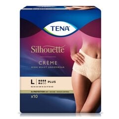 TENA Silhouette Plus Crème L 10p цена и информация | Подгузники, прокладки, одноразовые пеленки для взрослых | 220.lv