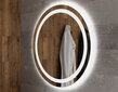 Apaļš LED spogulis Nemezis ar aizmugurējo un priekšējo apgaismojumu 60 cm cena un informācija | Spoguļi | 220.lv