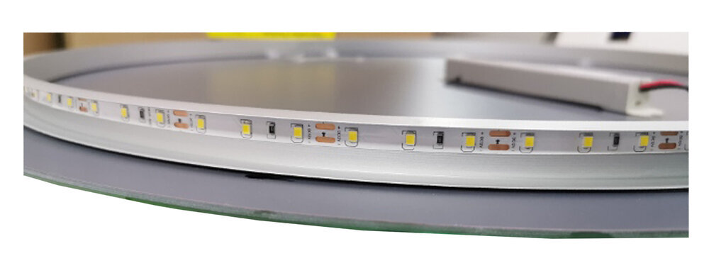 Apaļš LED spogulis ar aizmugurējo apgaismojumu 60 cm цена и информация | Spoguļi | 220.lv