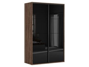 Шкаф BRW Flex, коричневый/черный цвет цена и информация | Шкафы | 220.lv