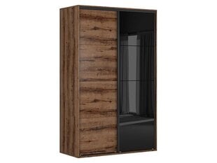 Шкаф BRW Flex, коричневый/черный цвет цена и информация | Шкафы | 220.lv