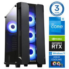 INTOP AQUA i5-13400F 16GB DDR5 1TB SSD M.2 NVME+2TB RTX3060 12GB WIN11Pro cena un informācija | Stacionārie datori | 220.lv