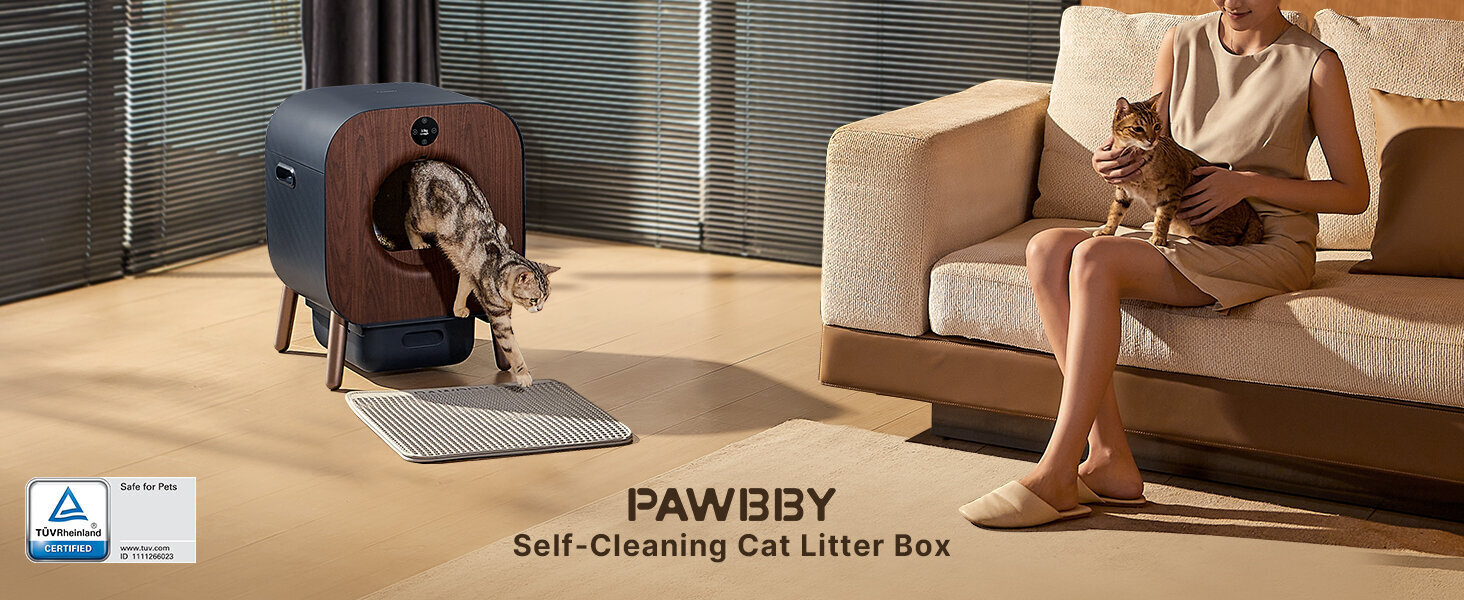 Pašattīroša kaķu tualete PAWBBY cena un informācija | Kaķu tualetes | 220.lv