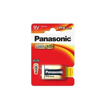 Baterija Panasonic Pro Power 6LR61 (9V) цена и информация | Baterijas | 220.lv
