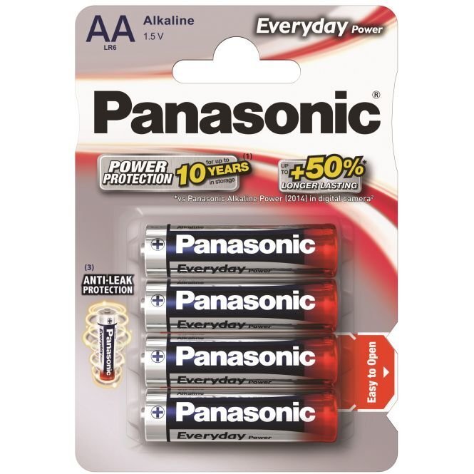 Panasonic Everyday Power baterija LR6EPS/4B cena un informācija | Baterijas | 220.lv