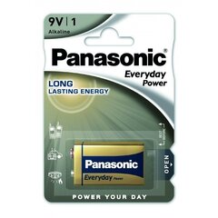 Panasonic Everyday Power baterija 6LR61EPS/1B 9V цена и информация | Батарейки | 220.lv