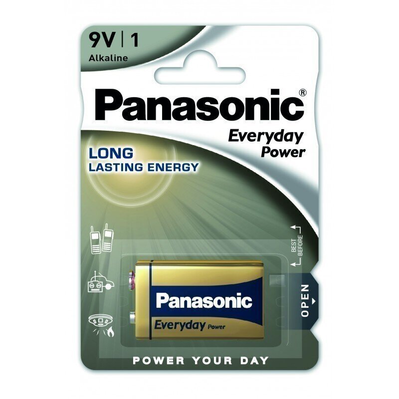 Panasonic Everyday Power baterija 6LR61EPS/1B 9V цена и информация | Baterijas | 220.lv
