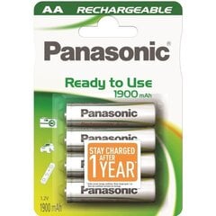 Батарейки Panasonic Ready To Use HR6 (AA) 1900 mAh цена и информация | Батарейки | 220.lv