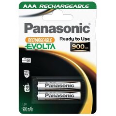 Panasonic Evolta аккумуляторные батарейки AAA 900mAh P-03E/2B цена и информация | Батарейки | 220.lv