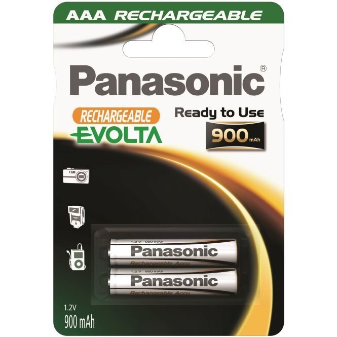 Panasonic akumulators NiMh 1000mAh AAA/2B cena un informācija | Baterijas | 220.lv