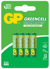 батареи GP GREENCELL 6F22 (9V) UE1 цена и информация | Батерейки | 220.lv