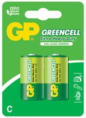 GP Greencell батарейки R14 (C) цена и информация | Батарейки | 220.lv