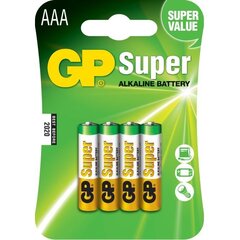 Aккумулятор GP SuperLR03 (AAA)  цена и информация | Батарейки | 220.lv