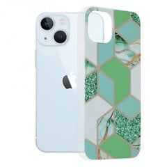 Чехол для телефона Techsuit Marble Series iPhone 13 зеленого цвета цена и информация | Чехлы для телефонов | 220.lv