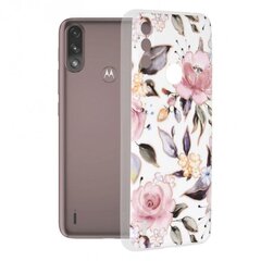 Чехол для телефона Techsuit Marble Series Motorola Moto E7 Power / Moto E7i Power белый цвет  цена и информация | Чехлы для телефонов | 220.lv