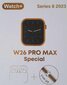Watch+ W26 Pro Max Special Set Black cena un informācija | Viedpulksteņi (smartwatch) | 220.lv