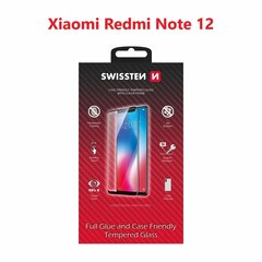 Swissten Full Face Tempered Glass Xiaomi Redmi Note 12 cena un informācija | Ekrāna aizsargstikli | 220.lv