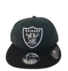 New Era Uniseks Las Vegas Raiders NFL 9FIFTY Snapback vāciņi Pelēks S/M cena un informācija | Vīriešu cepures, šalles, cimdi | 220.lv